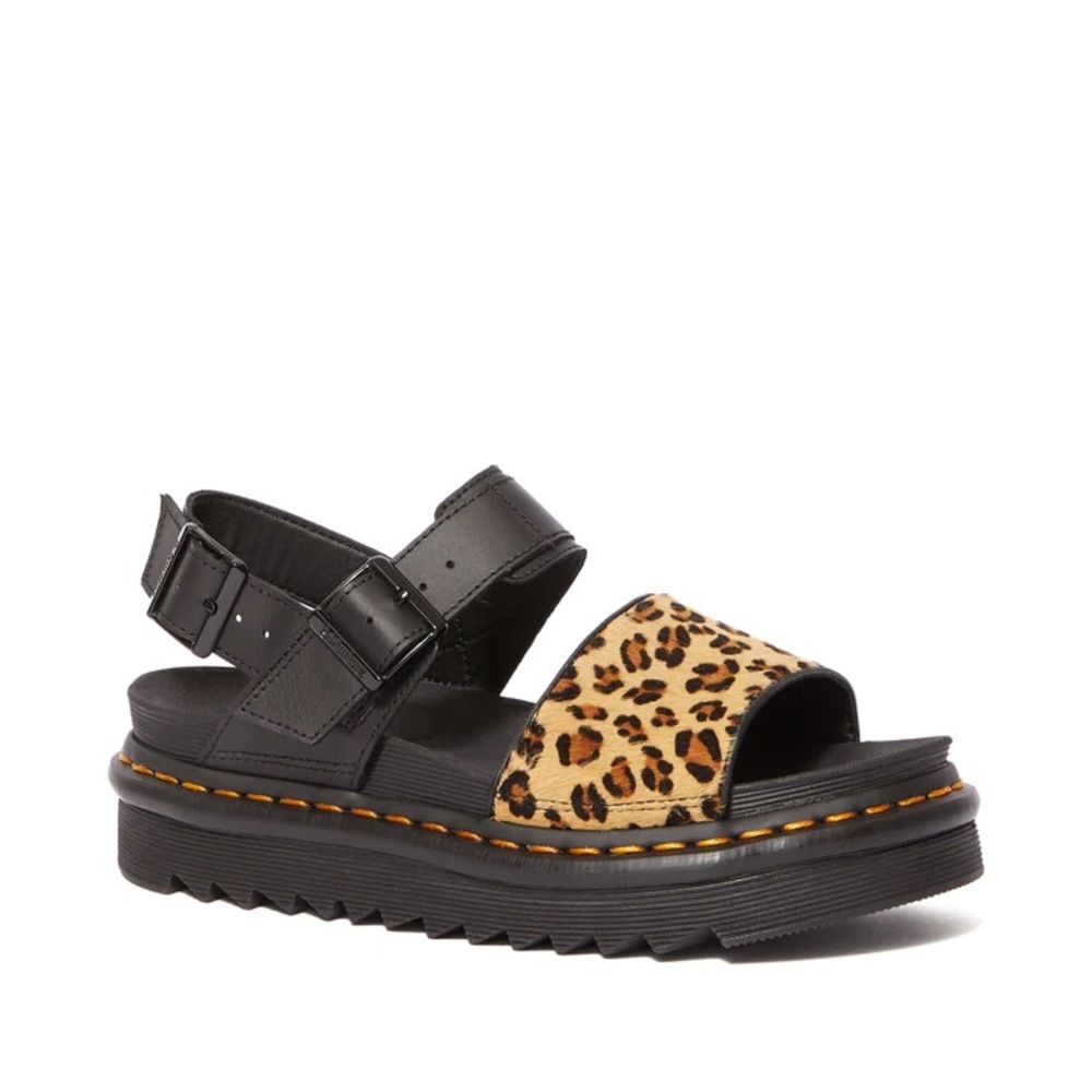 Dr Marten Voss Leopard Print Sandal